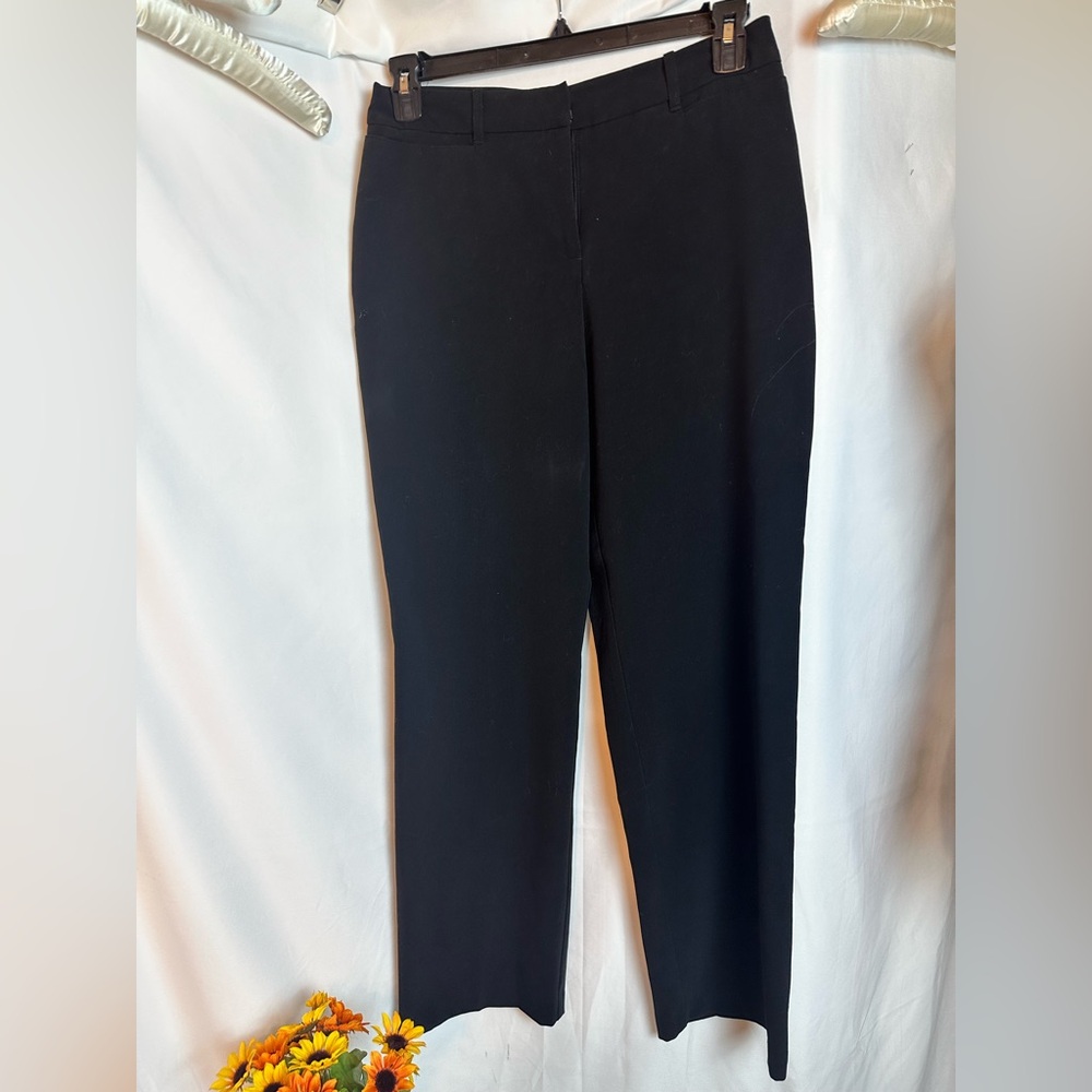 212 Black Women's Pants Black Tie Style Size 10